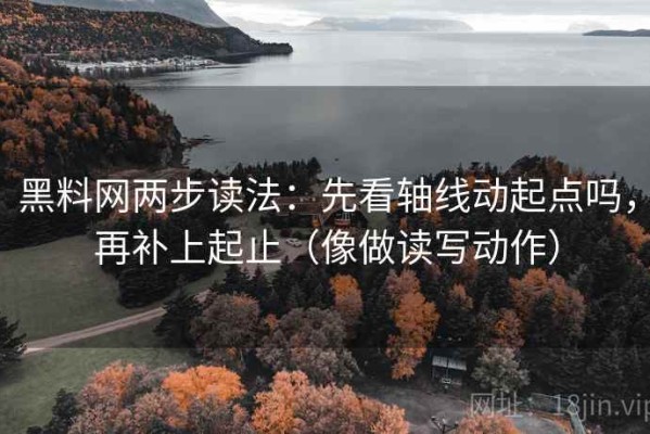 黑料网两步读法：先看轴线动起点吗，再补上起止（像做读写动作）
